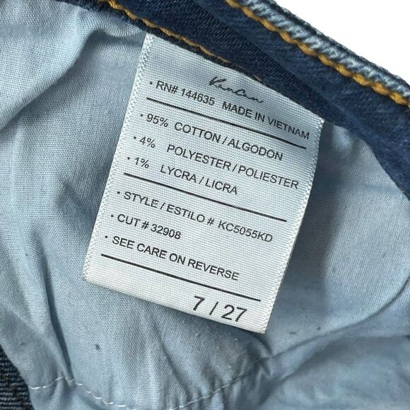 KanCan Blue Jeans Distressed Skinny Size 7 / 27 Waist Stretch Fit Mid Rise Boho - Picture 9 of 9